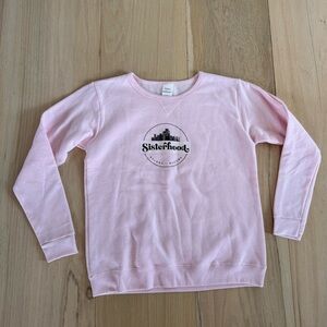 Hanes Sisterhood Pink Sweatshirt Size Small